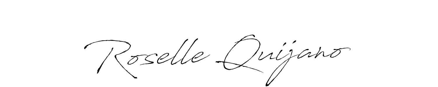 Similarly Antro_Vectra is the best handwritten signature design. Signature creator online .You can use it as an online autograph creator for name Roselle Quijano. Roselle Quijano signature style 6 images and pictures png