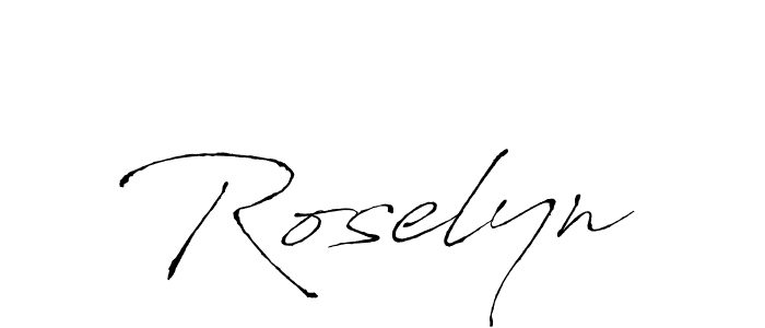 How to make Roselyn name signature. Use Antro_Vectra style for creating short signs online. This is the latest handwritten sign. Roselyn signature style 6 images and pictures png