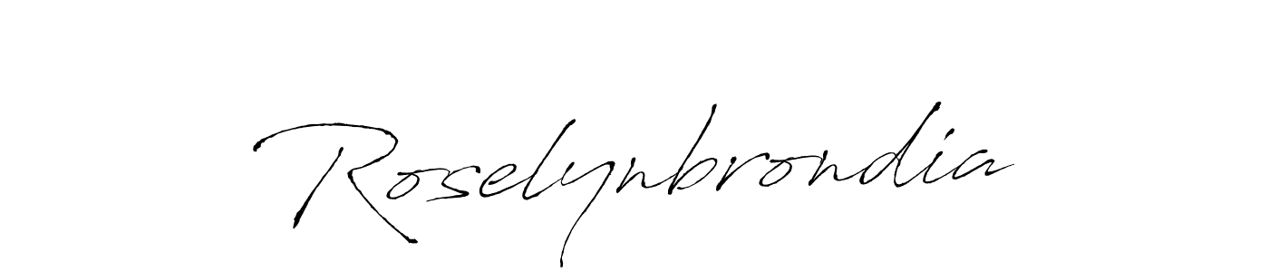 How to make Roselynbrondia signature? Antro_Vectra is a professional autograph style. Create handwritten signature for Roselynbrondia name. Roselynbrondia signature style 6 images and pictures png