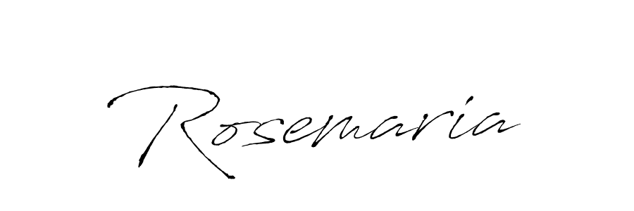 Create a beautiful signature design for name Rosemaria. With this signature (Antro_Vectra) fonts, you can make a handwritten signature for free. Rosemaria signature style 6 images and pictures png