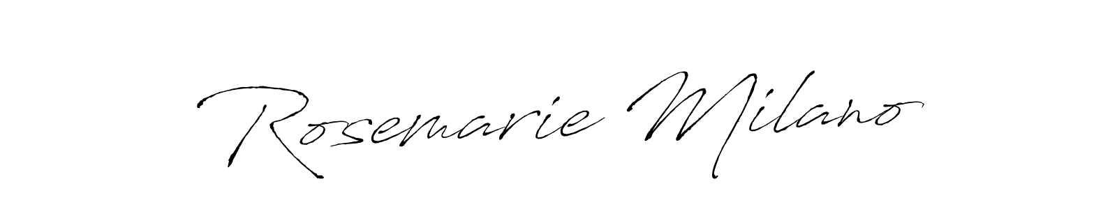 How to Draw Rosemarie Milano signature style? Antro_Vectra is a latest design signature styles for name Rosemarie Milano. Rosemarie Milano signature style 6 images and pictures png