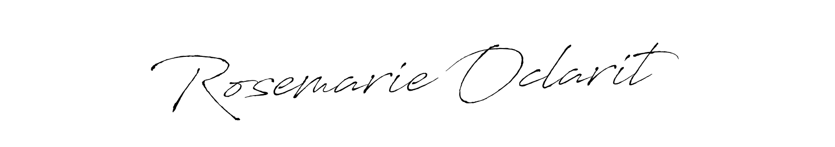 Make a beautiful signature design for name Rosemarie Oclarit. With this signature (Antro_Vectra) style, you can create a handwritten signature for free. Rosemarie Oclarit signature style 6 images and pictures png