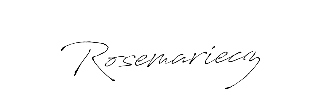 You should practise on your own different ways (Antro_Vectra) to write your name (Rosemariecz) in signature. don't let someone else do it for you. Rosemariecz signature style 6 images and pictures png