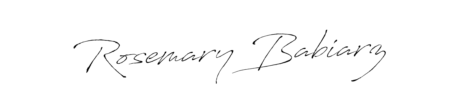 Also we have Rosemary Babiarz name is the best signature style. Create professional handwritten signature collection using Antro_Vectra autograph style. Rosemary Babiarz signature style 6 images and pictures png