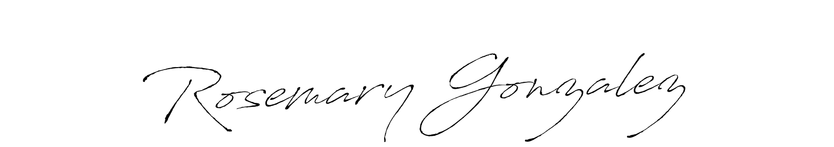 Design your own signature with our free online signature maker. With this signature software, you can create a handwritten (Antro_Vectra) signature for name Rosemary Gonzalez. Rosemary Gonzalez signature style 6 images and pictures png