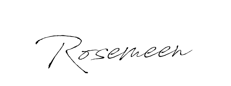 Make a beautiful signature design for name Rosemeen. Use this online signature maker to create a handwritten signature for free. Rosemeen signature style 6 images and pictures png