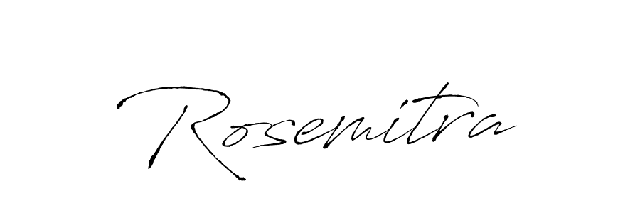 You should practise on your own different ways (Antro_Vectra) to write your name (Rosemitra) in signature. don't let someone else do it for you. Rosemitra signature style 6 images and pictures png