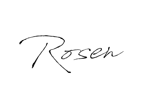 if you are searching for the best signature style for your name Rosen. so please give up your signature search. here we have designed multiple signature styles  using Antro_Vectra. Rosen signature style 6 images and pictures png