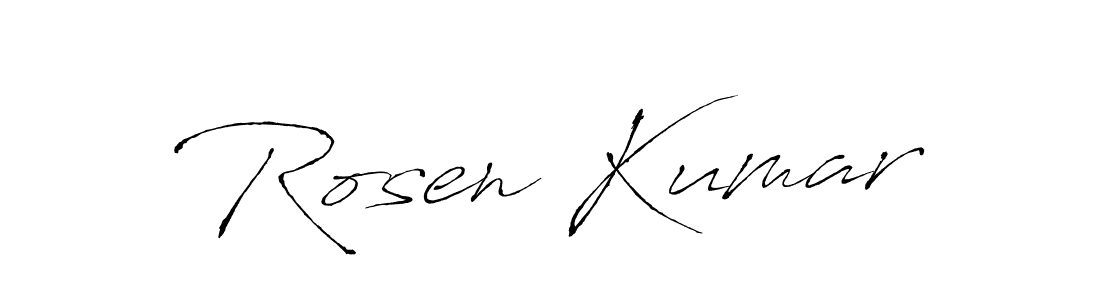 Once you've used our free online signature maker to create your best signature Antro_Vectra style, it's time to enjoy all of the benefits that Rosen Kumar name signing documents. Rosen Kumar signature style 6 images and pictures png