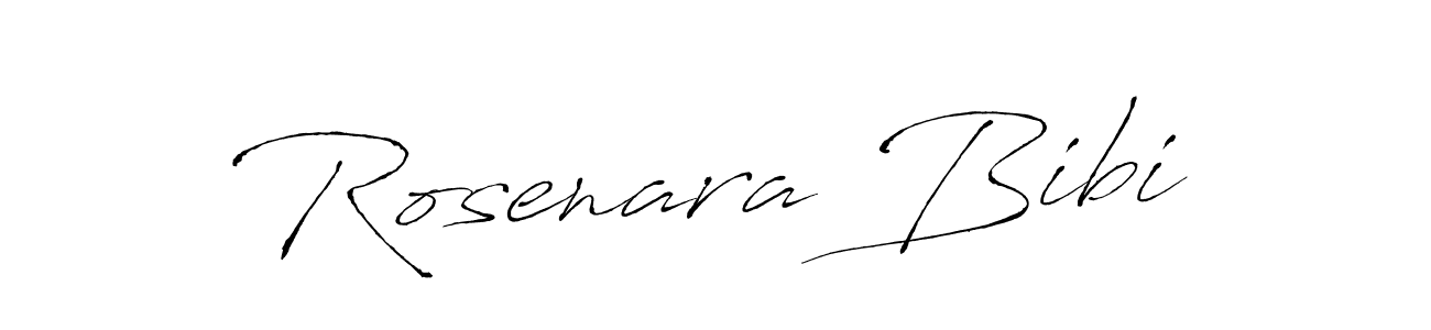 Also we have Rosenara Bibi name is the best signature style. Create professional handwritten signature collection using Antro_Vectra autograph style. Rosenara Bibi signature style 6 images and pictures png