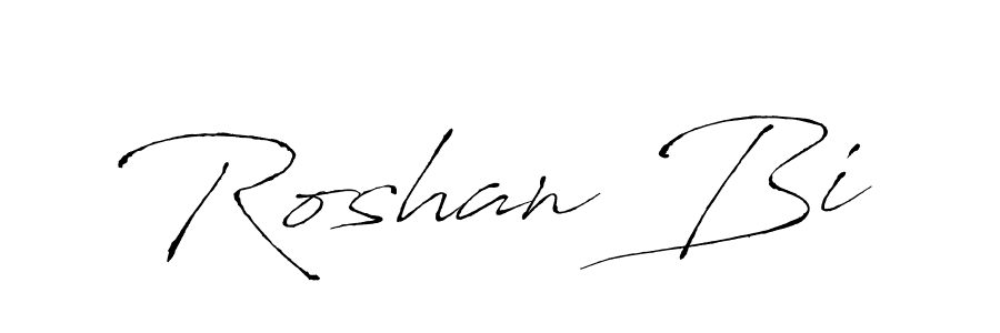 How to make Roshan Bi signature? Antro_Vectra is a professional autograph style. Create handwritten signature for Roshan Bi name. Roshan Bi signature style 6 images and pictures png