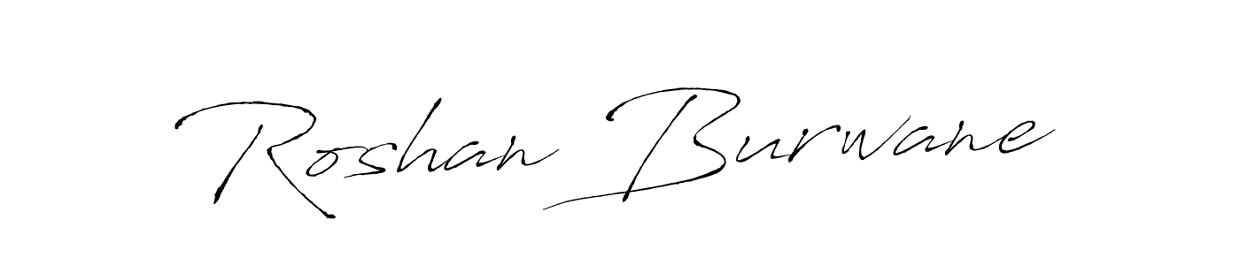 How to make Roshan Burwane signature? Antro_Vectra is a professional autograph style. Create handwritten signature for Roshan Burwane name. Roshan Burwane signature style 6 images and pictures png