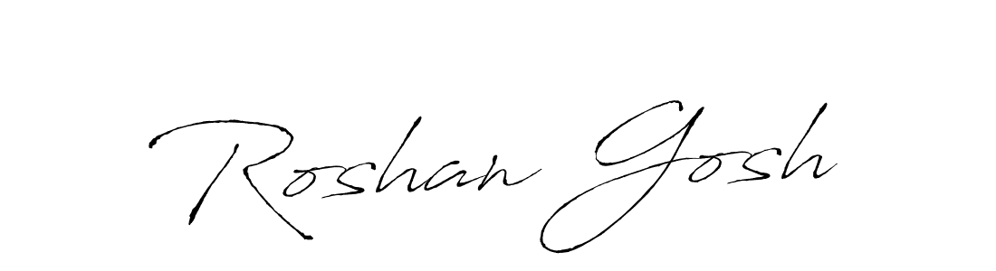 Use a signature maker to create a handwritten signature online. With this signature software, you can design (Antro_Vectra) your own signature for name Roshan Gosh. Roshan Gosh signature style 6 images and pictures png