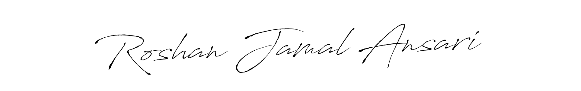 It looks lik you need a new signature style for name Roshan Jamal Ansari. Design unique handwritten (Antro_Vectra) signature with our free signature maker in just a few clicks. Roshan Jamal Ansari signature style 6 images and pictures png