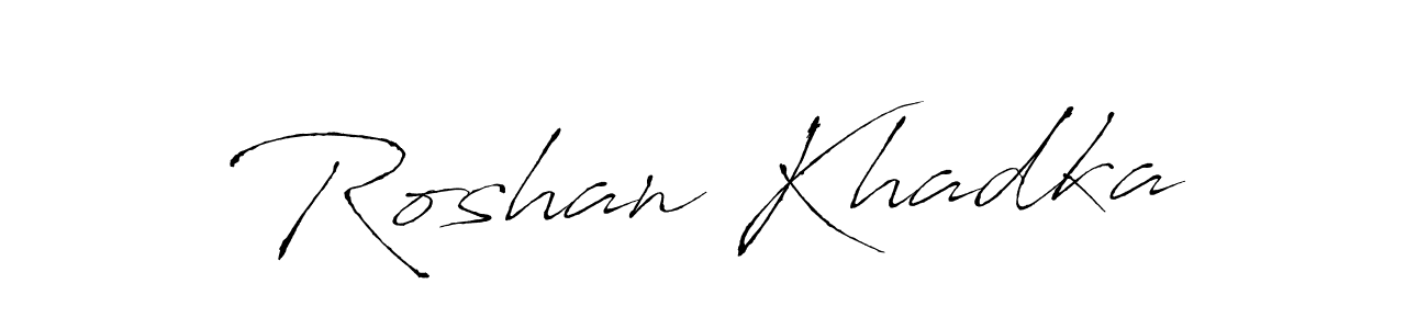 This is the best signature style for the Roshan Khadka name. Also you like these signature font (Antro_Vectra). Mix name signature. Roshan Khadka signature style 6 images and pictures png