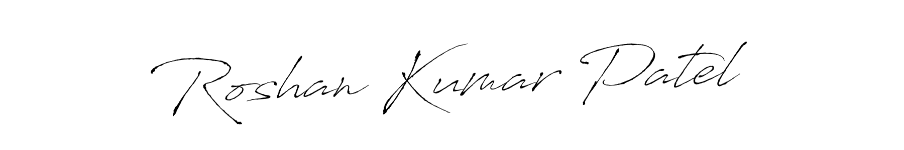 Make a short Roshan Kumar Patel signature style. Manage your documents anywhere anytime using Antro_Vectra. Create and add eSignatures, submit forms, share and send files easily. Roshan Kumar Patel signature style 6 images and pictures png