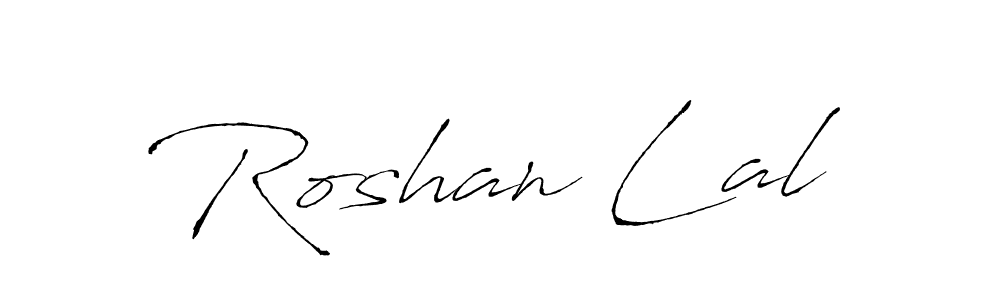 The best way (Antro_Vectra) to make a short signature is to pick only two or three words in your name. The name Roshan Lal include a total of six letters. For converting this name. Roshan Lal signature style 6 images and pictures png