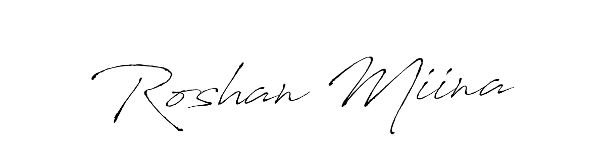 Here are the top 10 professional signature styles for the name Roshan Miina. These are the best autograph styles you can use for your name. Roshan Miina signature style 6 images and pictures png