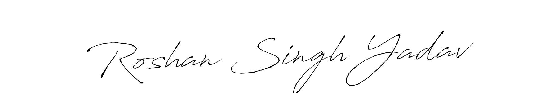 It looks lik you need a new signature style for name Roshan Singh Yadav. Design unique handwritten (Antro_Vectra) signature with our free signature maker in just a few clicks. Roshan Singh Yadav signature style 6 images and pictures png