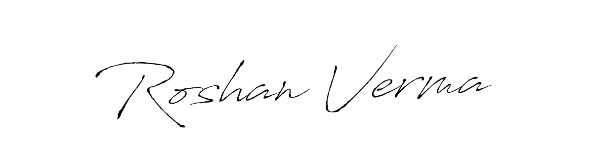 You should practise on your own different ways (Antro_Vectra) to write your name (Roshan Verma) in signature. don't let someone else do it for you. Roshan Verma signature style 6 images and pictures png