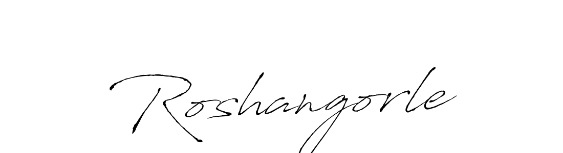 Best and Professional Signature Style for Roshangorle. Antro_Vectra Best Signature Style Collection. Roshangorle signature style 6 images and pictures png