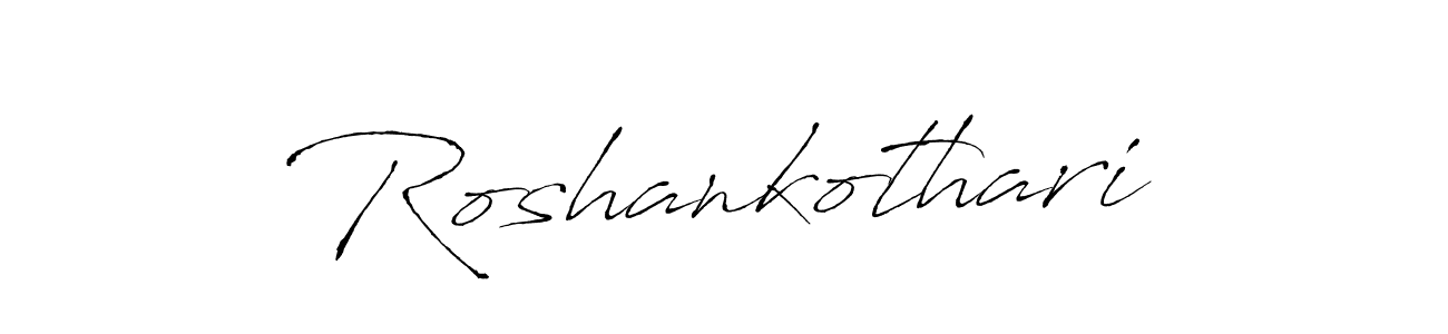 You should practise on your own different ways (Antro_Vectra) to write your name (Roshankothari) in signature. don't let someone else do it for you. Roshankothari signature style 6 images and pictures png