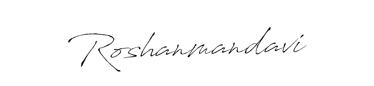 Roshanmandavi stylish signature style. Best Handwritten Sign (Antro_Vectra) for my name. Handwritten Signature Collection Ideas for my name Roshanmandavi. Roshanmandavi signature style 6 images and pictures png