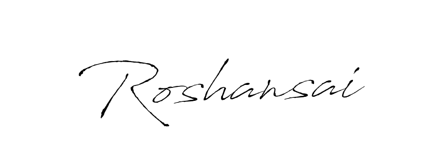 Create a beautiful signature design for name Roshansai. With this signature (Antro_Vectra) fonts, you can make a handwritten signature for free. Roshansai signature style 6 images and pictures png