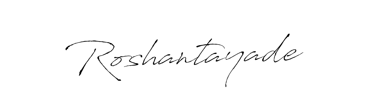 if you are searching for the best signature style for your name Roshantayade. so please give up your signature search. here we have designed multiple signature styles  using Antro_Vectra. Roshantayade signature style 6 images and pictures png