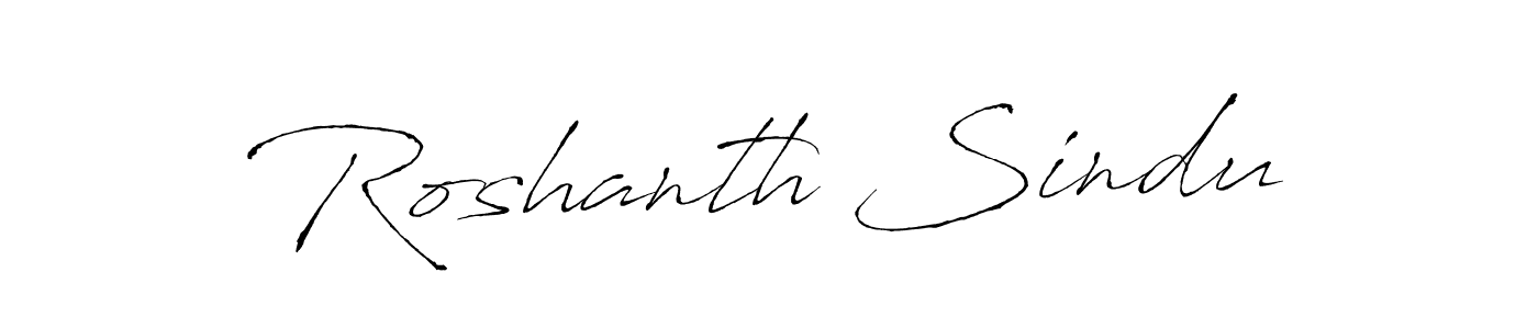 You should practise on your own different ways (Antro_Vectra) to write your name (Roshanth Sindu) in signature. don't let someone else do it for you. Roshanth Sindu signature style 6 images and pictures png