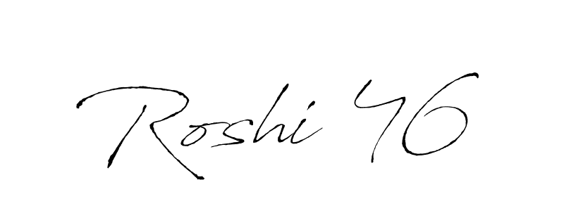 if you are searching for the best signature style for your name Roshi 46. so please give up your signature search. here we have designed multiple signature styles  using Antro_Vectra. Roshi 46 signature style 6 images and pictures png