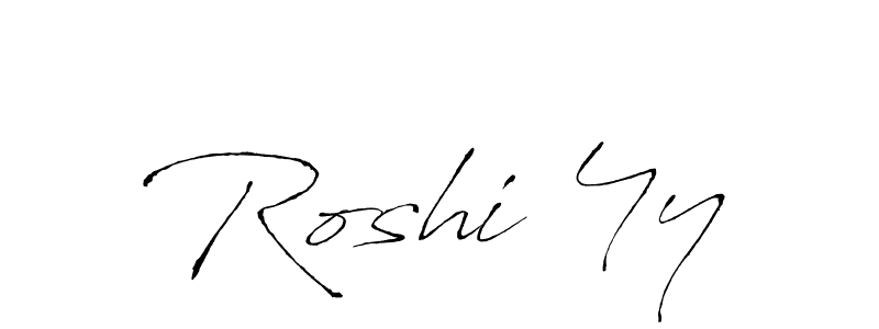 How to Draw Roshi 4y signature style? Antro_Vectra is a latest design signature styles for name Roshi 4y. Roshi 4y signature style 6 images and pictures png