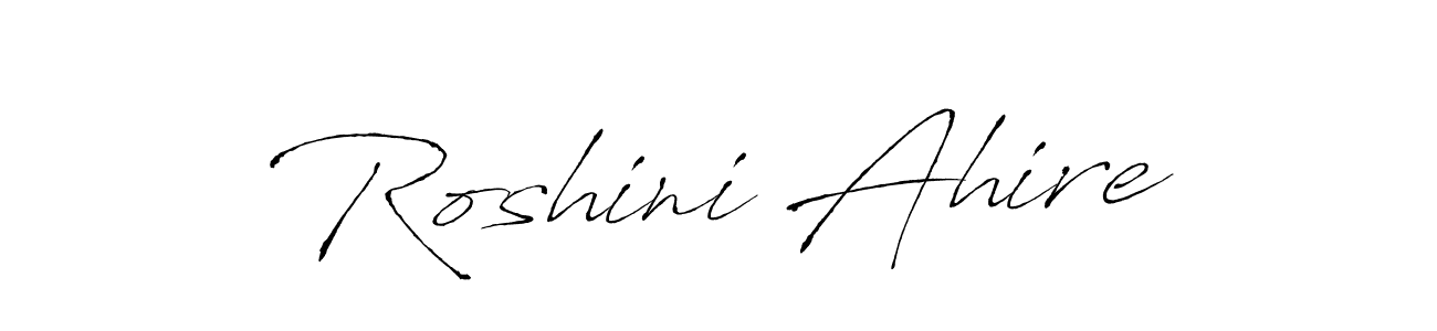 See photos of Roshini Ahire official signature by Spectra . Check more albums & portfolios. Read reviews & check more about Antro_Vectra font. Roshini Ahire signature style 6 images and pictures png