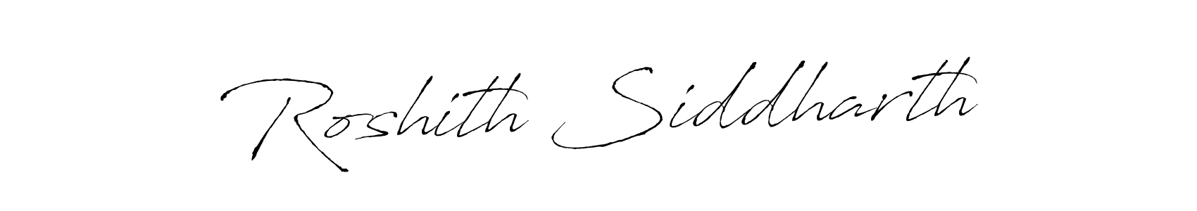 Use a signature maker to create a handwritten signature online. With this signature software, you can design (Antro_Vectra) your own signature for name Roshith Siddharth. Roshith Siddharth signature style 6 images and pictures png