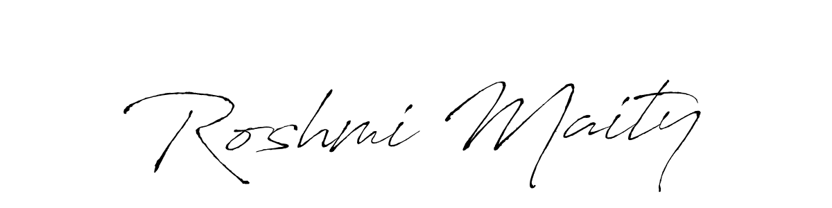 Use a signature maker to create a handwritten signature online. With this signature software, you can design (Antro_Vectra) your own signature for name Roshmi Maity. Roshmi Maity signature style 6 images and pictures png