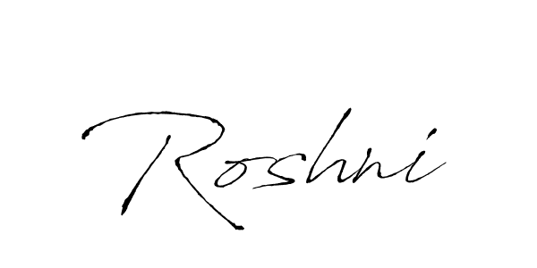 This is the best signature style for the Roshni name. Also you like these signature font (Antro_Vectra). Mix name signature. Roshni signature style 6 images and pictures png