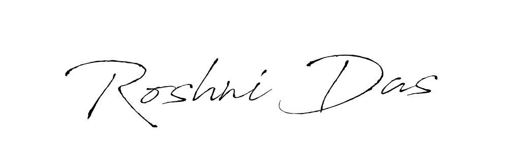 How to make Roshni Das signature? Antro_Vectra is a professional autograph style. Create handwritten signature for Roshni Das name. Roshni Das signature style 6 images and pictures png