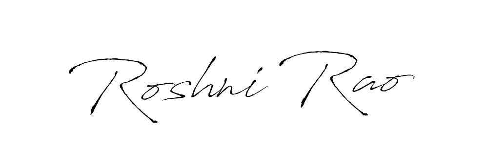 You should practise on your own different ways (Antro_Vectra) to write your name (Roshni Rao) in signature. don't let someone else do it for you. Roshni Rao signature style 6 images and pictures png