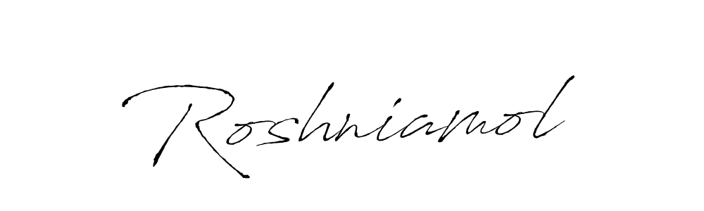 Make a beautiful signature design for name Roshniamol. Use this online signature maker to create a handwritten signature for free. Roshniamol signature style 6 images and pictures png