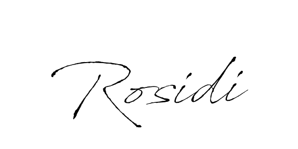 Rosidi stylish signature style. Best Handwritten Sign (Antro_Vectra) for my name. Handwritten Signature Collection Ideas for my name Rosidi. Rosidi signature style 6 images and pictures png
