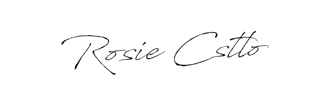 Design your own signature with our free online signature maker. With this signature software, you can create a handwritten (Antro_Vectra) signature for name Rosie Cstlo. Rosie Cstlo signature style 6 images and pictures png