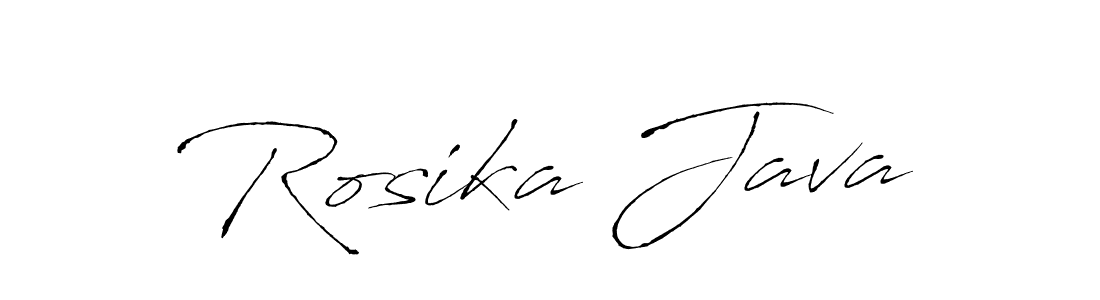 How to make Rosika Java signature? Antro_Vectra is a professional autograph style. Create handwritten signature for Rosika Java name. Rosika Java signature style 6 images and pictures png