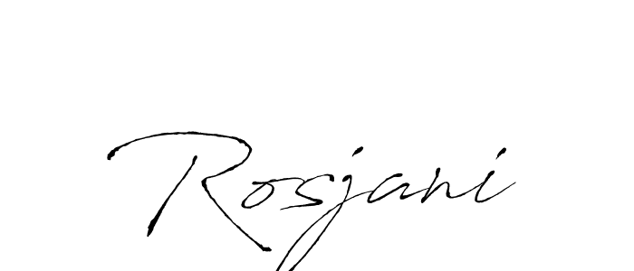 Make a short Rosjani signature style. Manage your documents anywhere anytime using Antro_Vectra. Create and add eSignatures, submit forms, share and send files easily. Rosjani signature style 6 images and pictures png