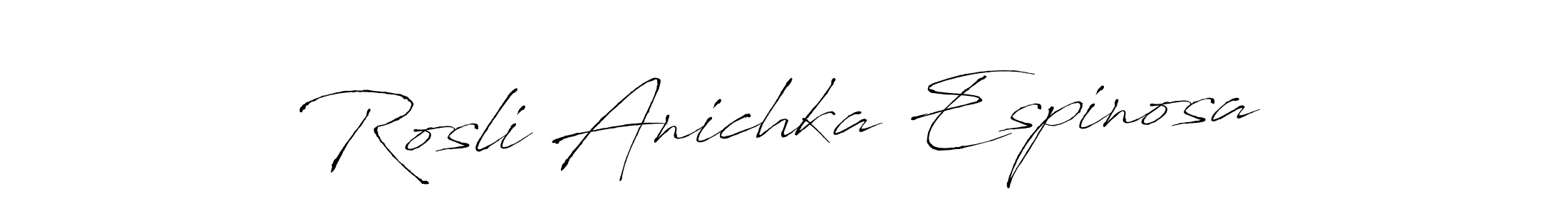 You can use this online signature creator to create a handwritten signature for the name Rosli Anichka Espinosa. This is the best online autograph maker. Rosli Anichka Espinosa signature style 6 images and pictures png