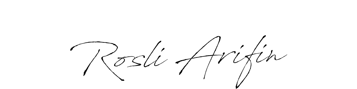 Once you've used our free online signature maker to create your best signature Antro_Vectra style, it's time to enjoy all of the benefits that Rosli Arifin name signing documents. Rosli Arifin signature style 6 images and pictures png