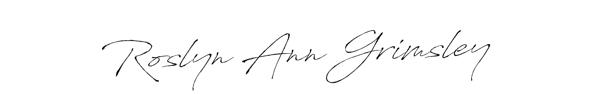 Once you've used our free online signature maker to create your best signature Antro_Vectra style, it's time to enjoy all of the benefits that Roslyn Ann Grimsley name signing documents. Roslyn Ann Grimsley signature style 6 images and pictures png