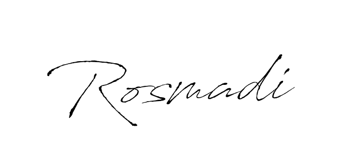 Antro_Vectra is a professional signature style that is perfect for those who want to add a touch of class to their signature. It is also a great choice for those who want to make their signature more unique. Get Rosmadi name to fancy signature for free. Rosmadi signature style 6 images and pictures png
