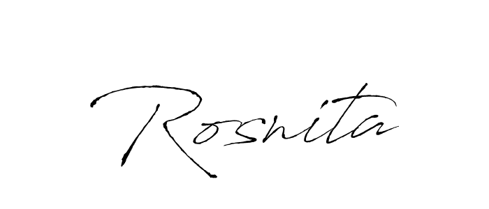 Similarly Antro_Vectra is the best handwritten signature design. Signature creator online .You can use it as an online autograph creator for name Rosnita. Rosnita signature style 6 images and pictures png