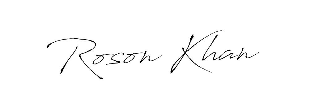 Make a short Roson Khan signature style. Manage your documents anywhere anytime using Antro_Vectra. Create and add eSignatures, submit forms, share and send files easily. Roson Khan signature style 6 images and pictures png