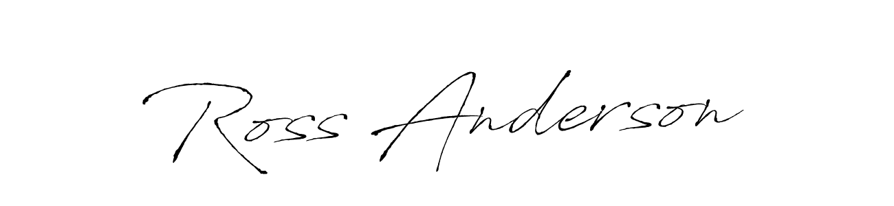 Design your own signature with our free online signature maker. With this signature software, you can create a handwritten (Antro_Vectra) signature for name Ross Anderson. Ross Anderson signature style 6 images and pictures png